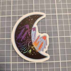 10/$10 Sticker Celestial Moon